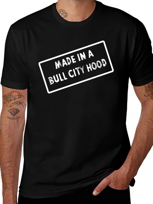 Bull City Hood T-Shirt - Black