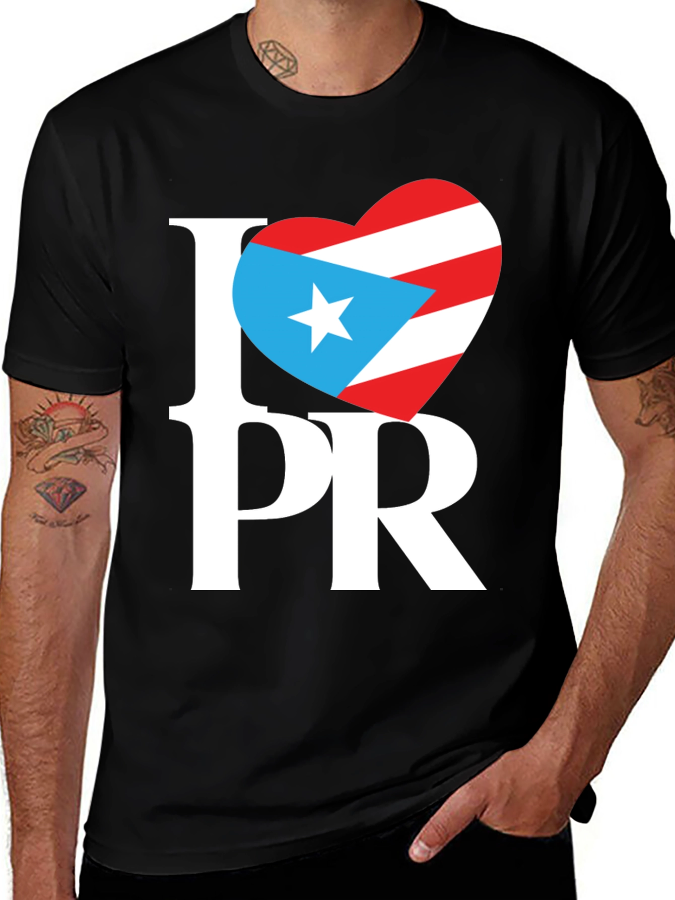 I Heart Puerto Rico T-Shirt Boricua Pride Tee