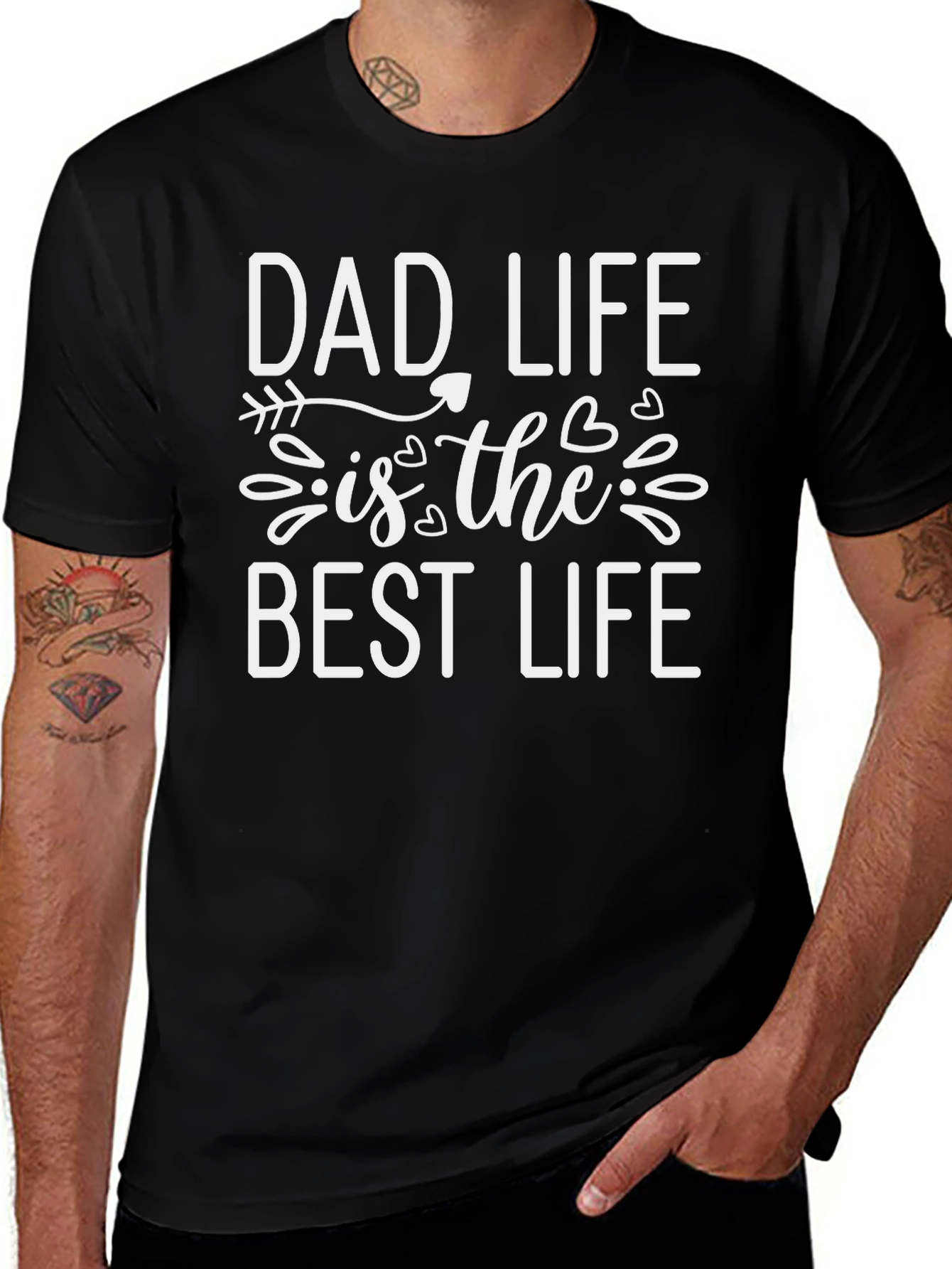 Dad Life is the Best Life Graphic Tee