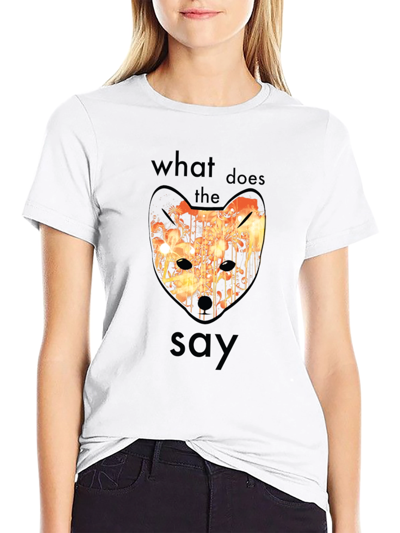 Fox Says T-Shirt - Unique Design