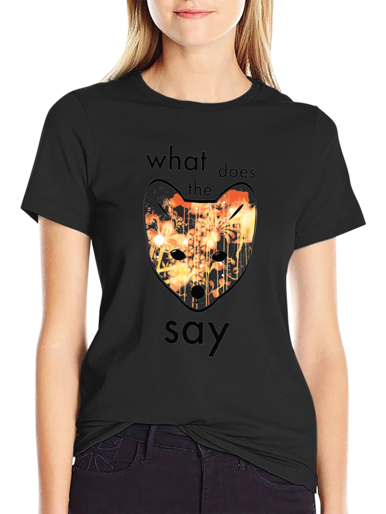 Fox Says T-Shirt - Unique Design