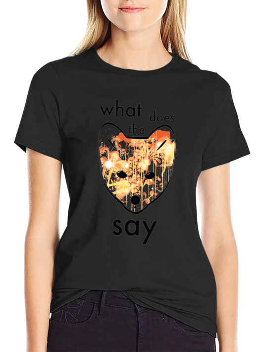 Fox Says T-Shirt - Unique Design