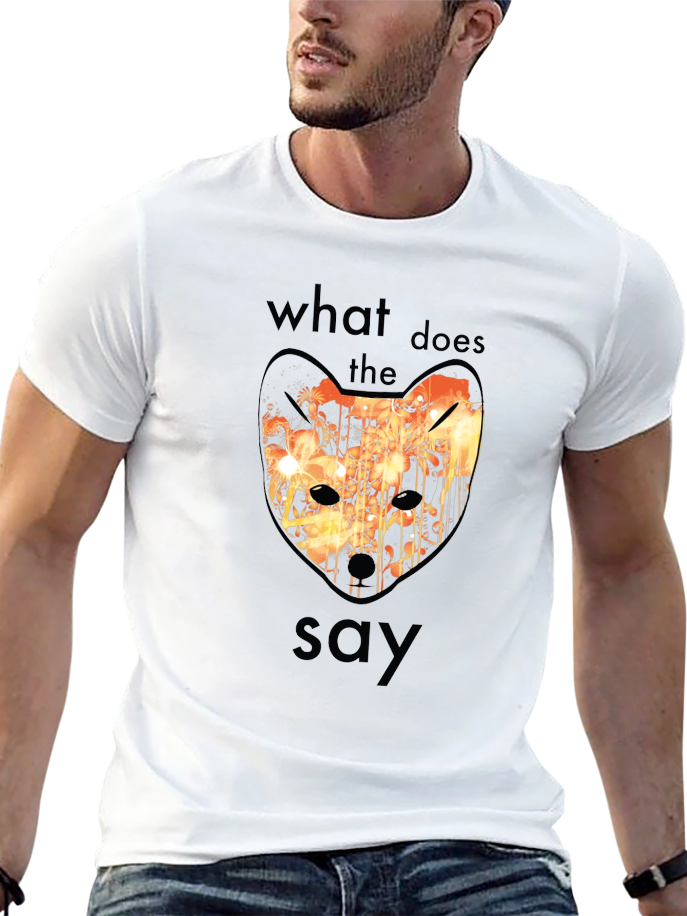 Fox Says T-Shirt - Unique Design
