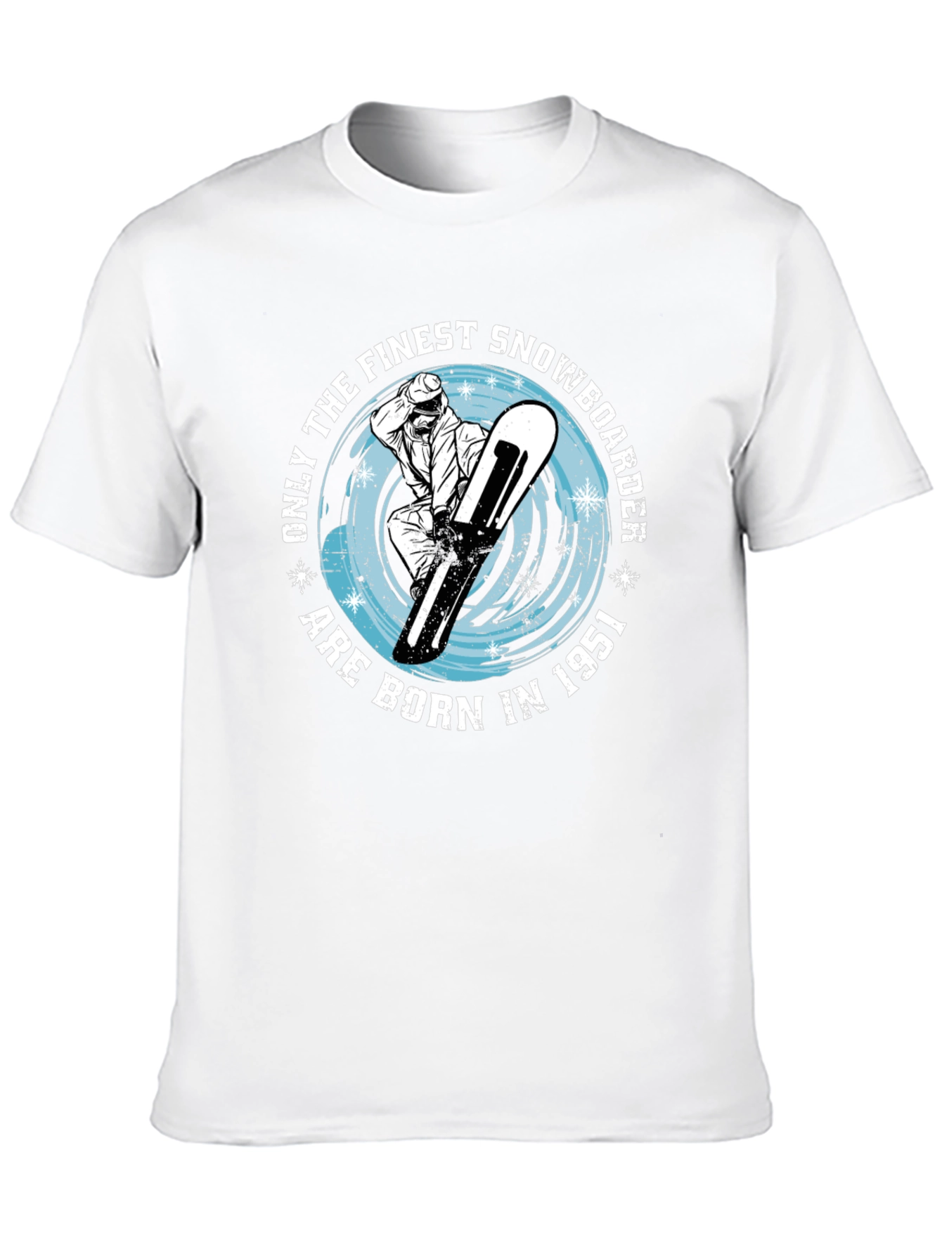 Finest Snowboarder Born in 1951 - Graphic Tee