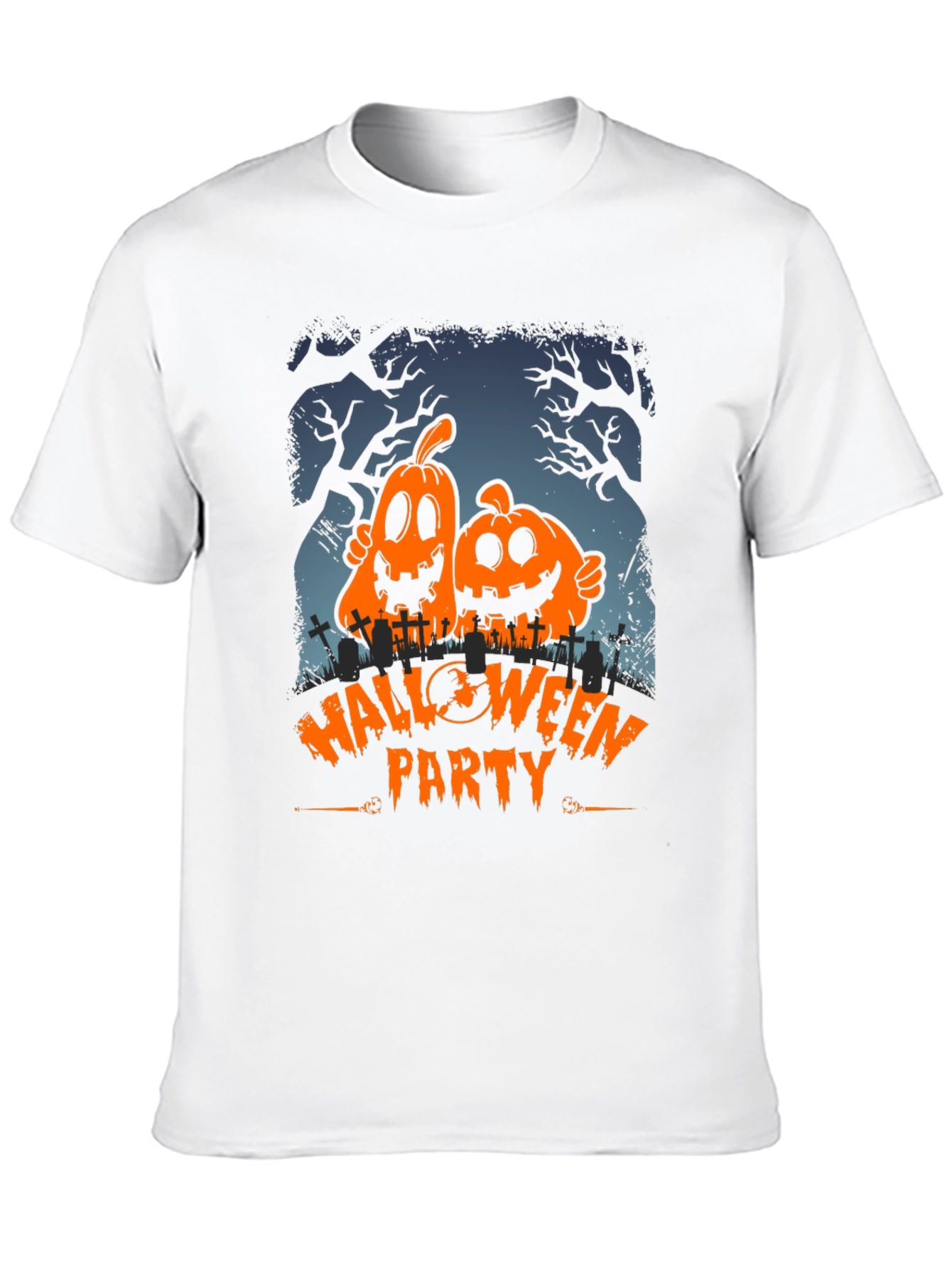 Halloween Party Pumpkin Graphic T-Shirt