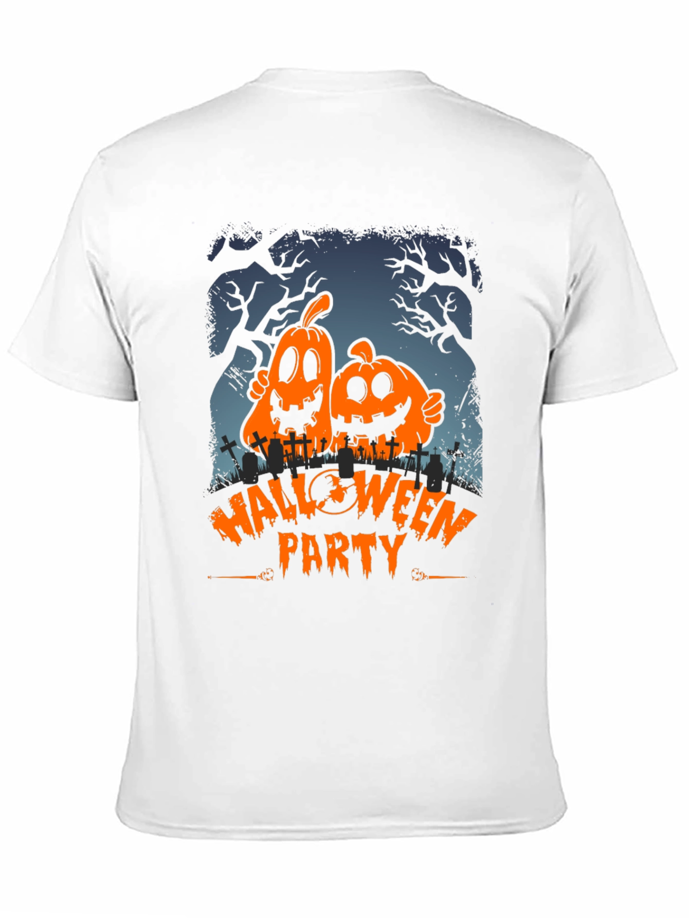 Halloween Party Pumpkin Graphic T-Shirt