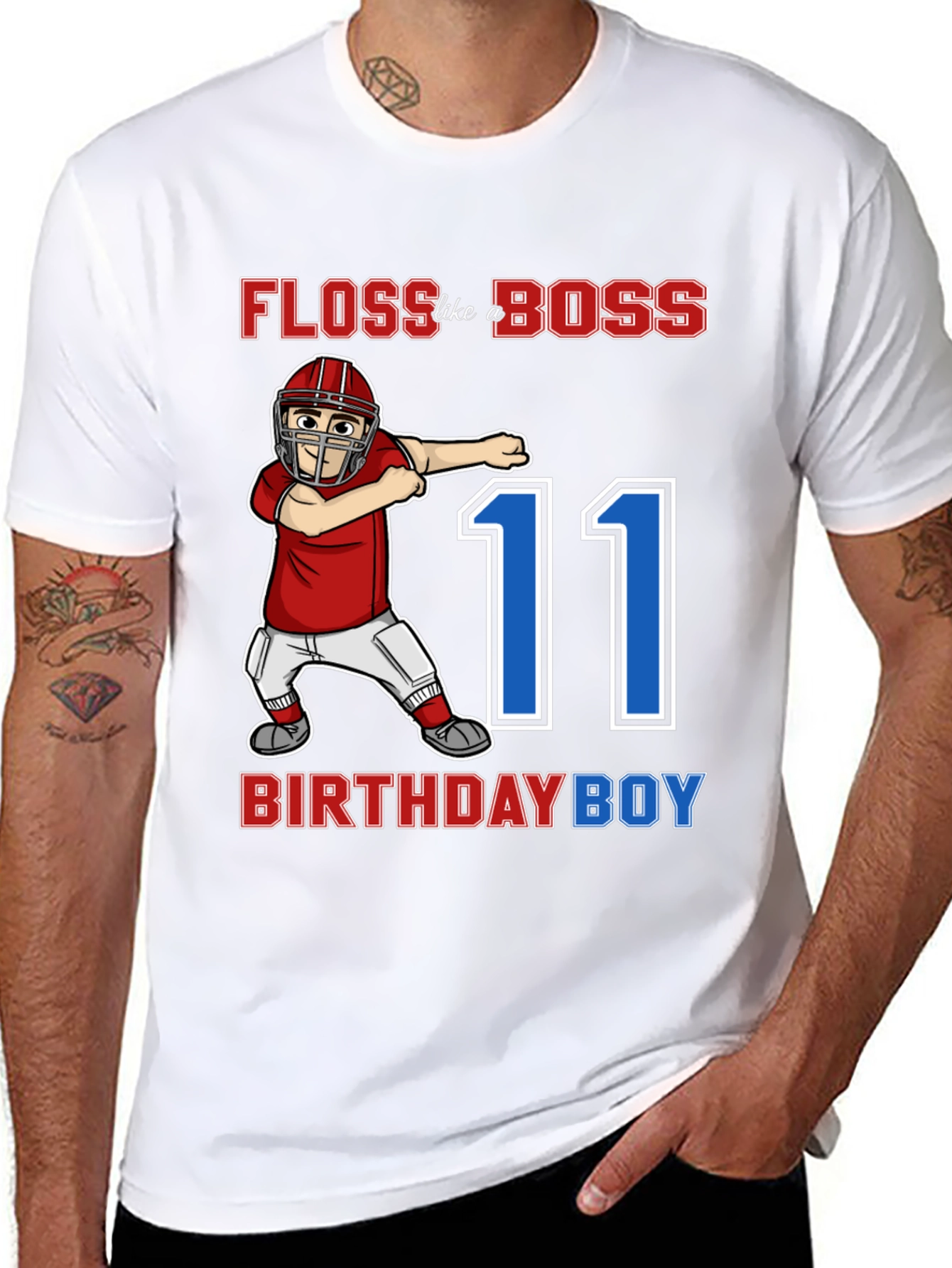 Floss Like a Boss Birthday Boy T-Shirt