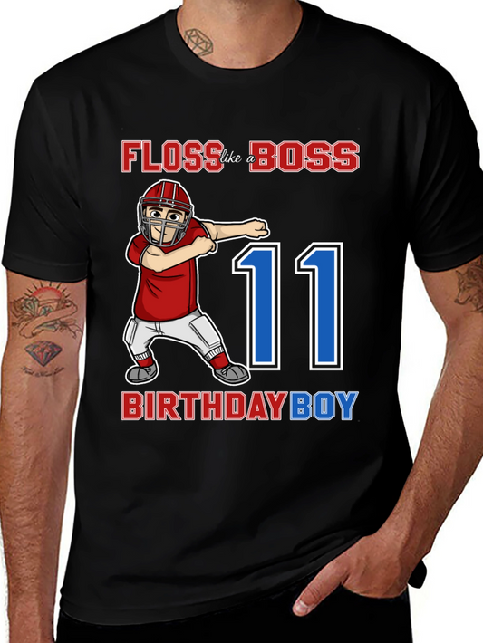 Floss Like a Boss Birthday Boy T-Shirt