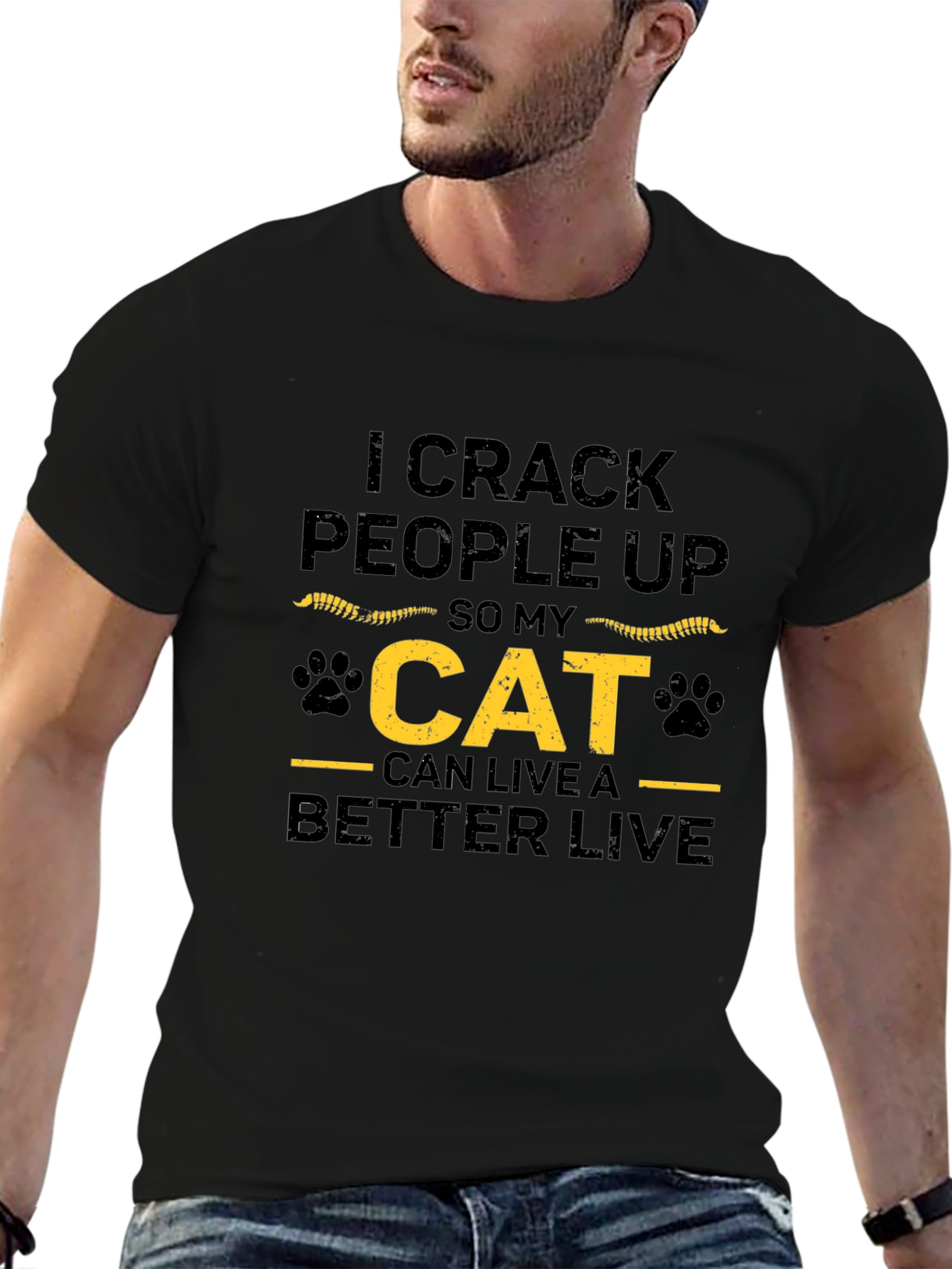 I Crack People Up Cat Lover T-Shirt