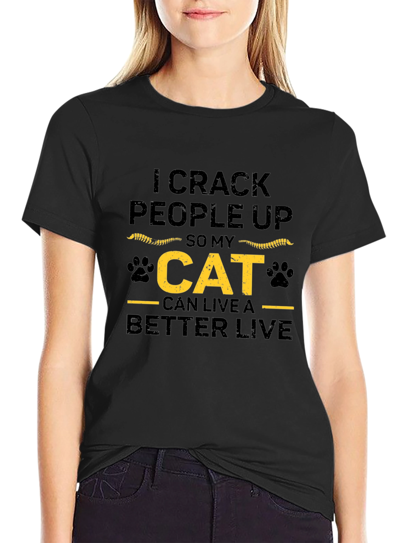 I Crack People Up Cat Lover T-Shirt