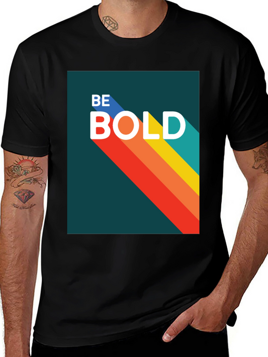 Be Bold Graphic Tee - Retro Style