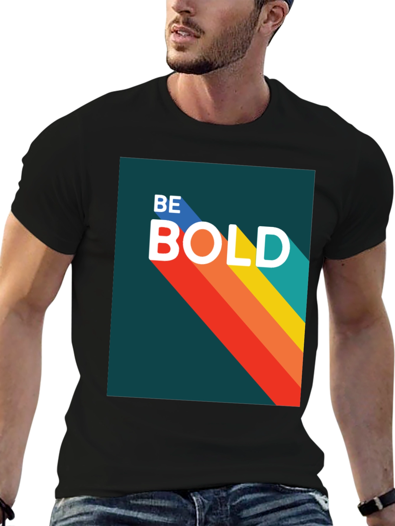Be Bold Graphic Tee - Retro Style
