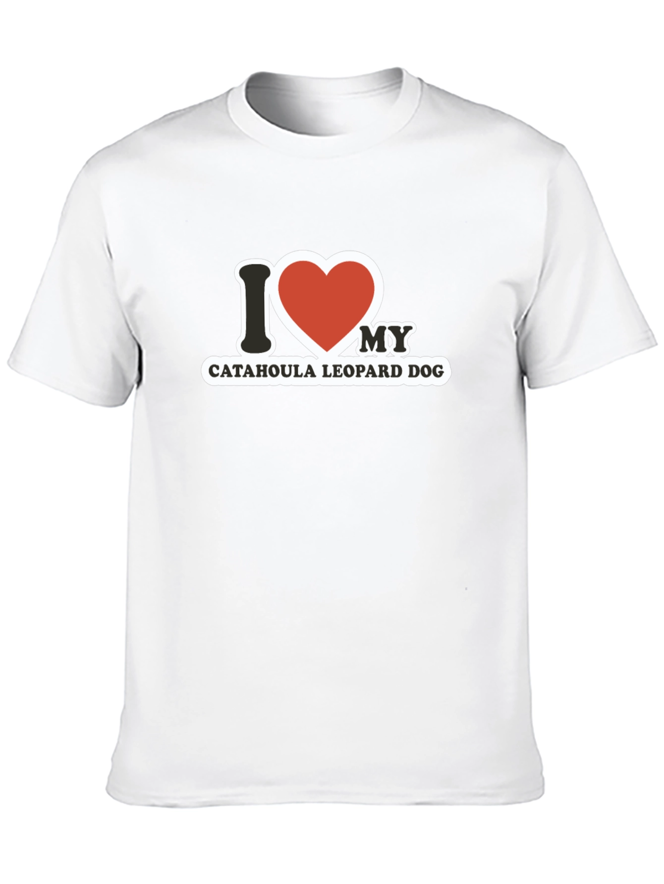 Catahoula Leopard Dog I Love My Dog T-Shirt