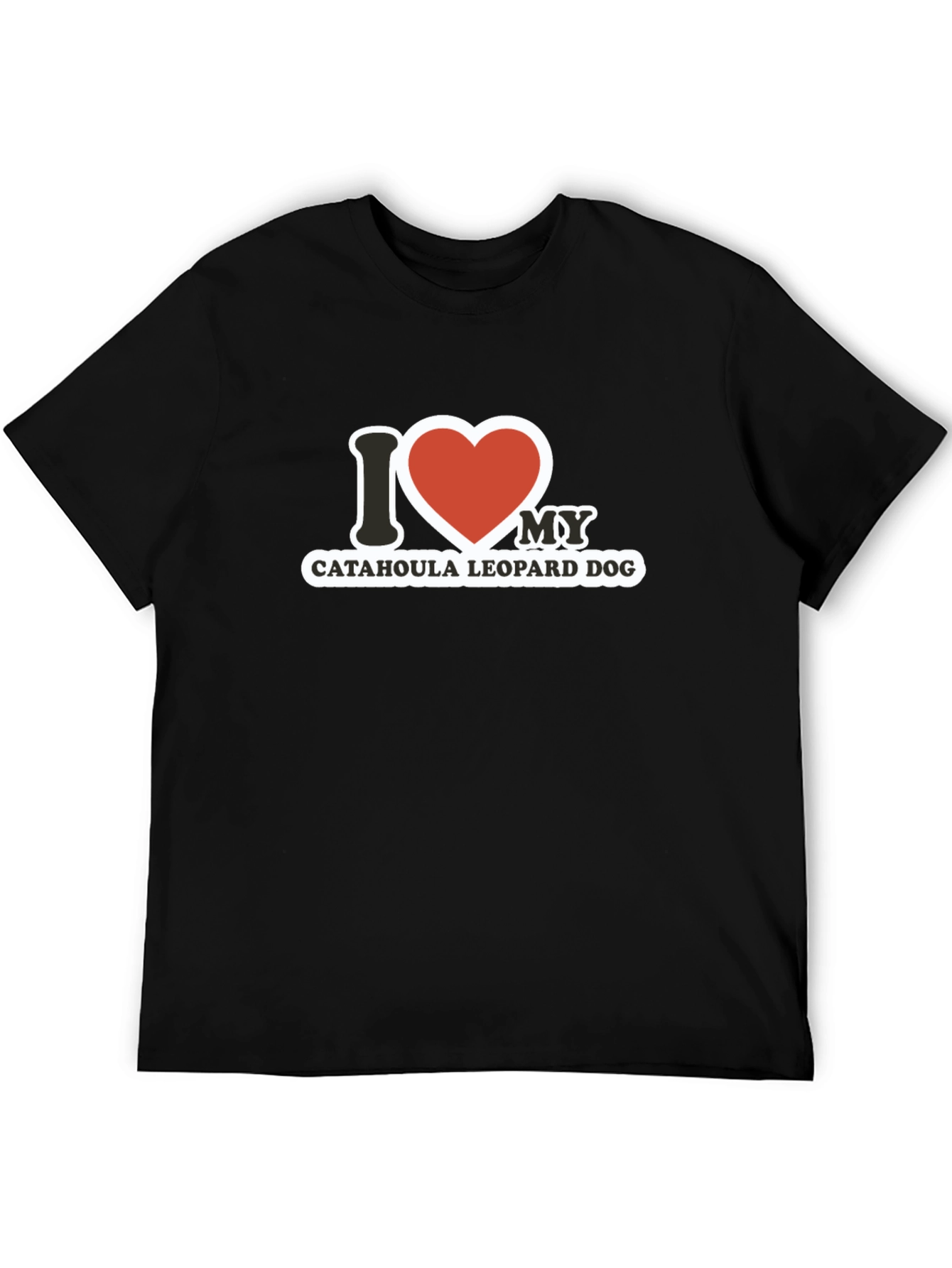 Catahoula Leopard Dog I Love My Dog T-Shirt