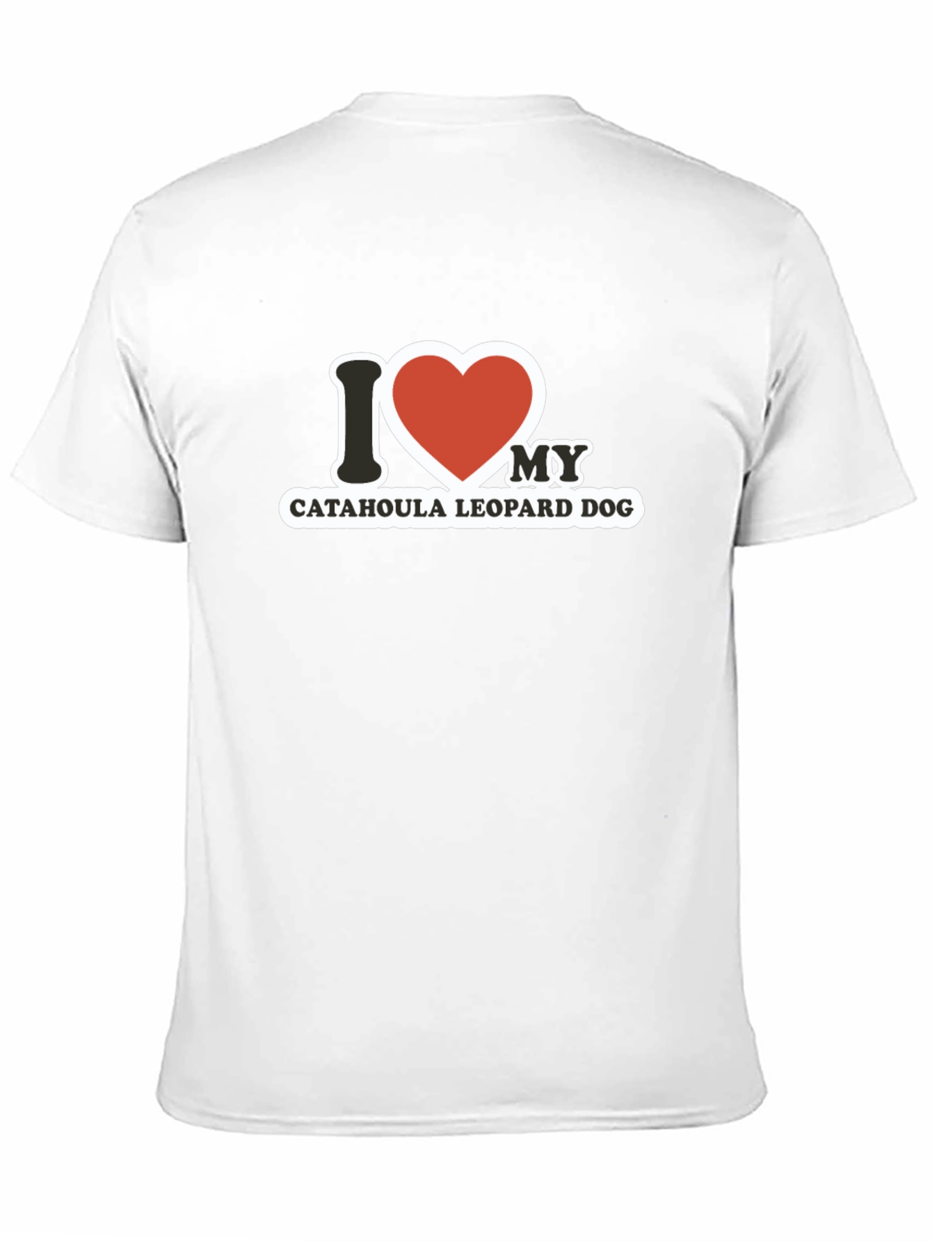 Catahoula Leopard Dog I Love My Dog T-Shirt