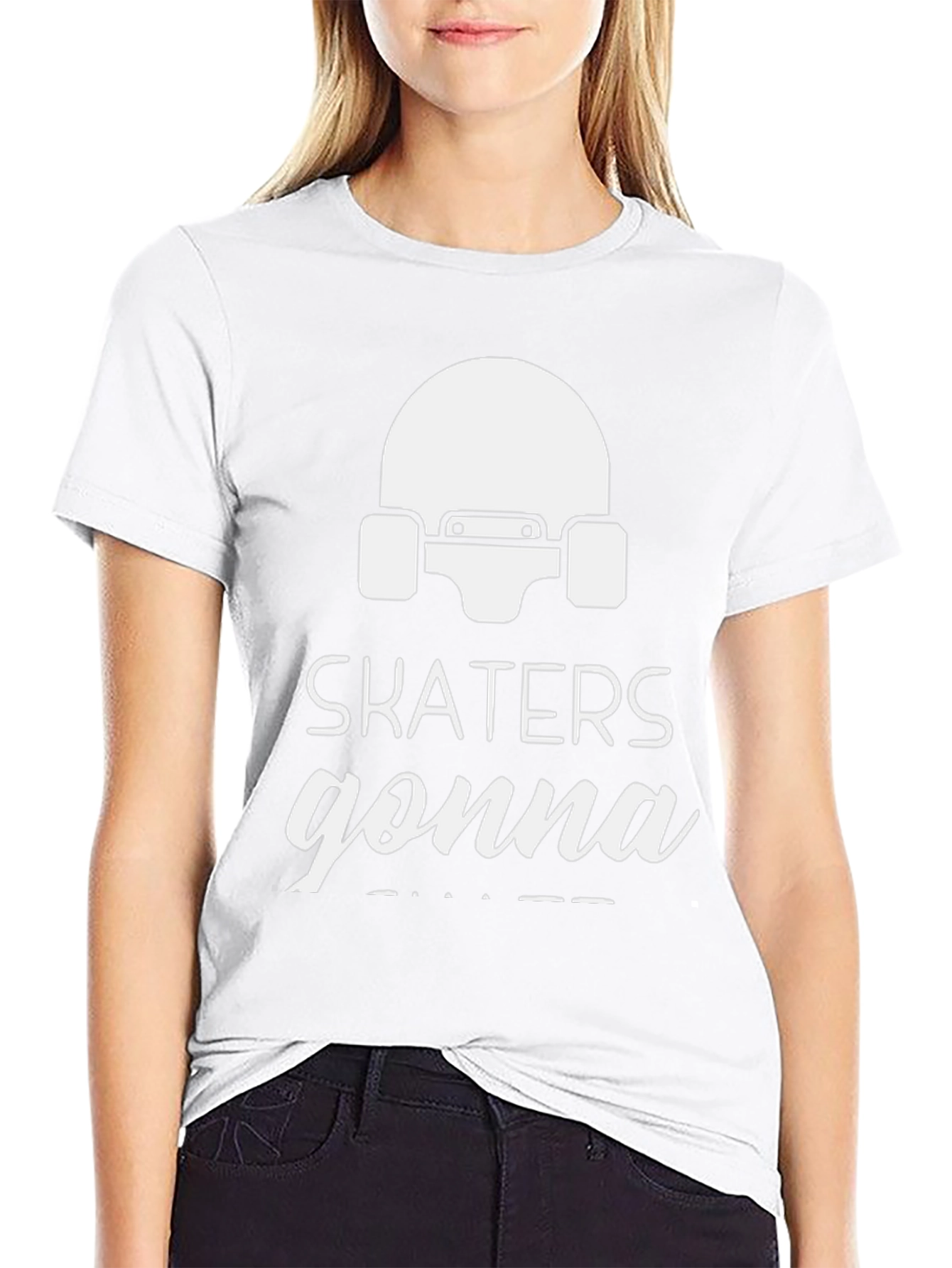 Skaters Gonna Skate T-Shirt - Black Graphic Tee