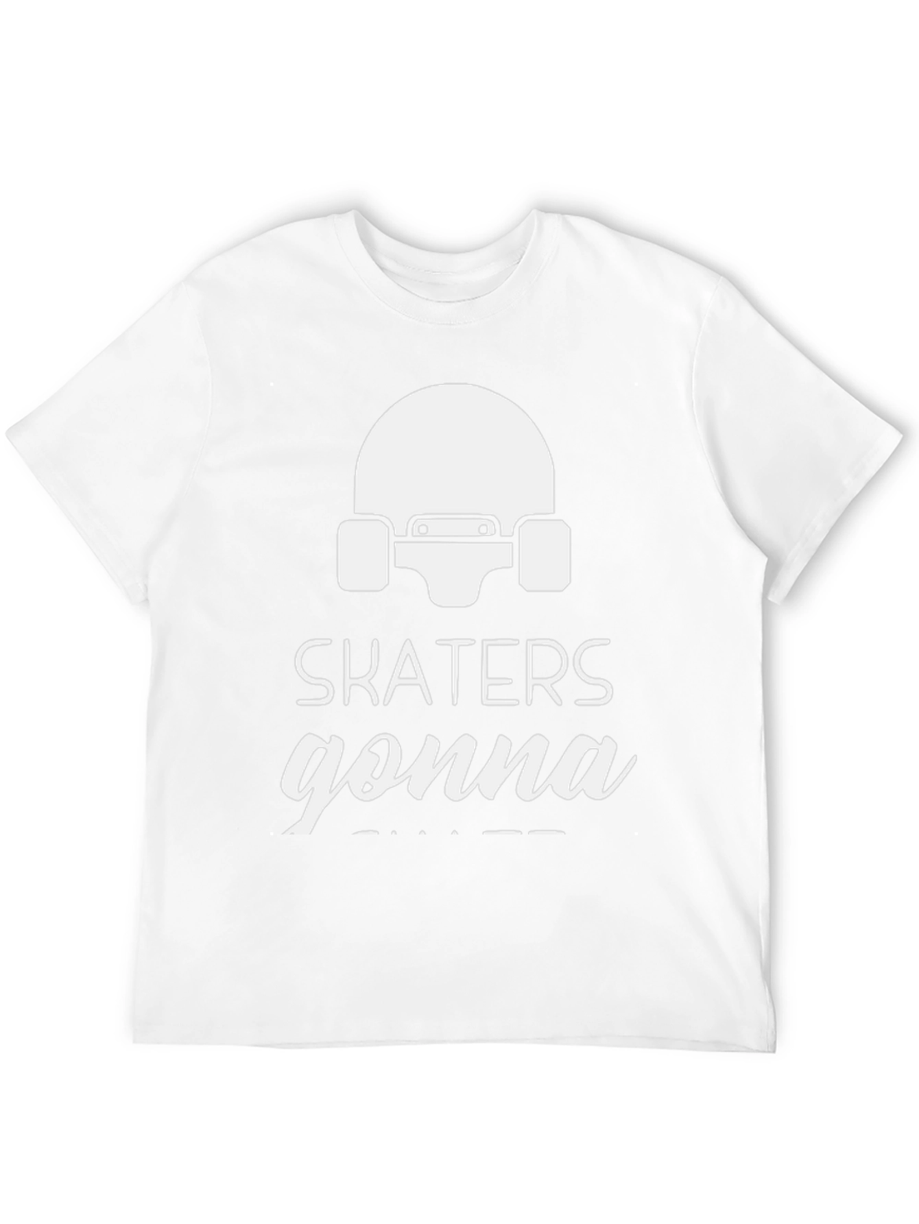 Skaters Gonna Skate T-Shirt - Black Graphic Tee