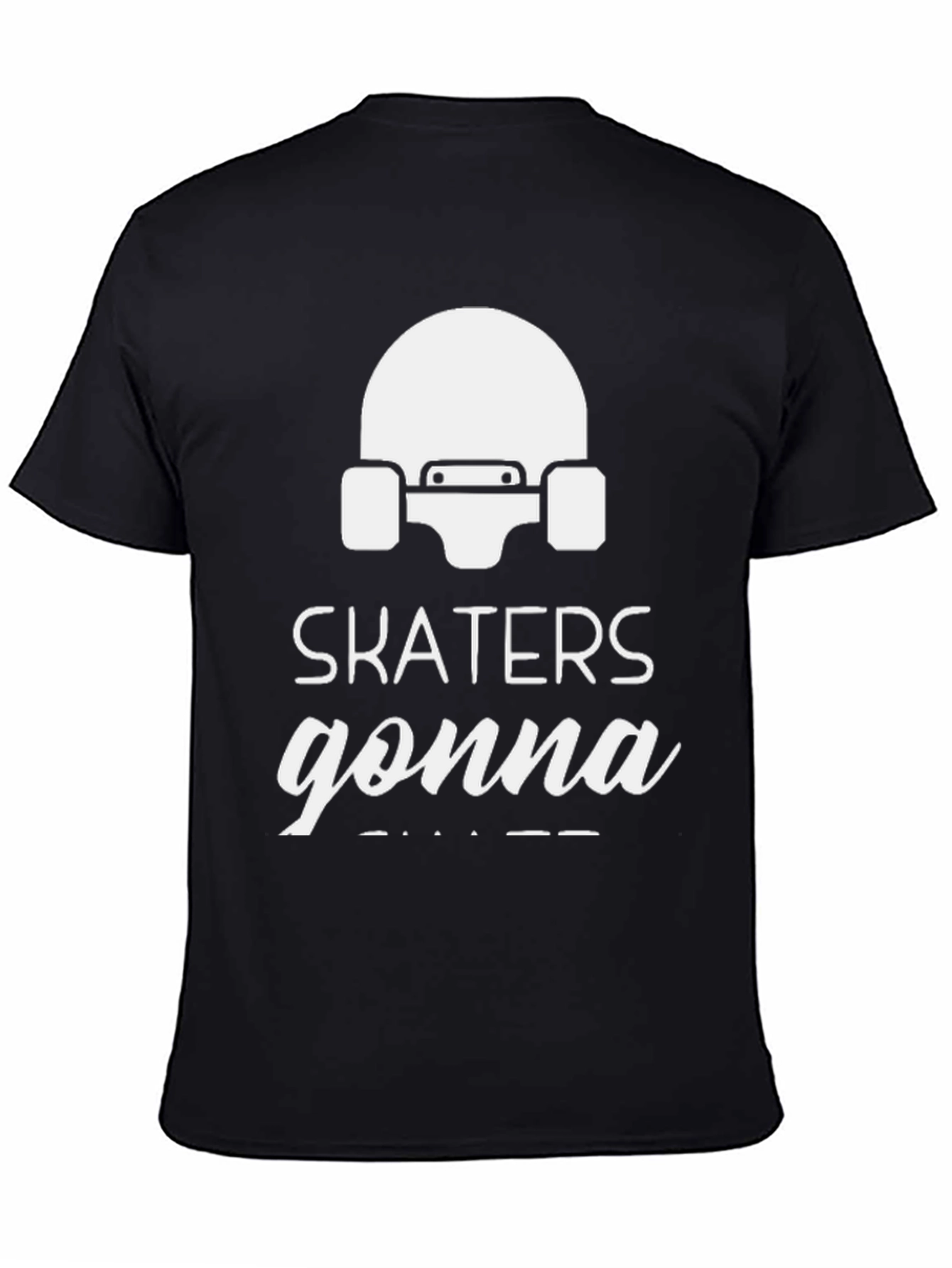Skaters Gonna Skate T-Shirt - Black Graphic Tee