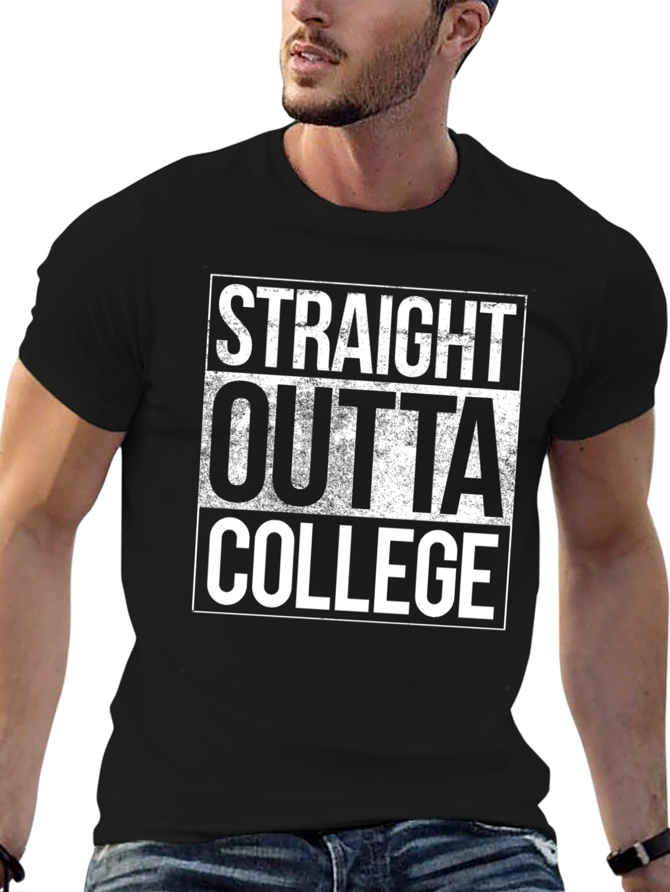 Straight Outta College Graphic Tee