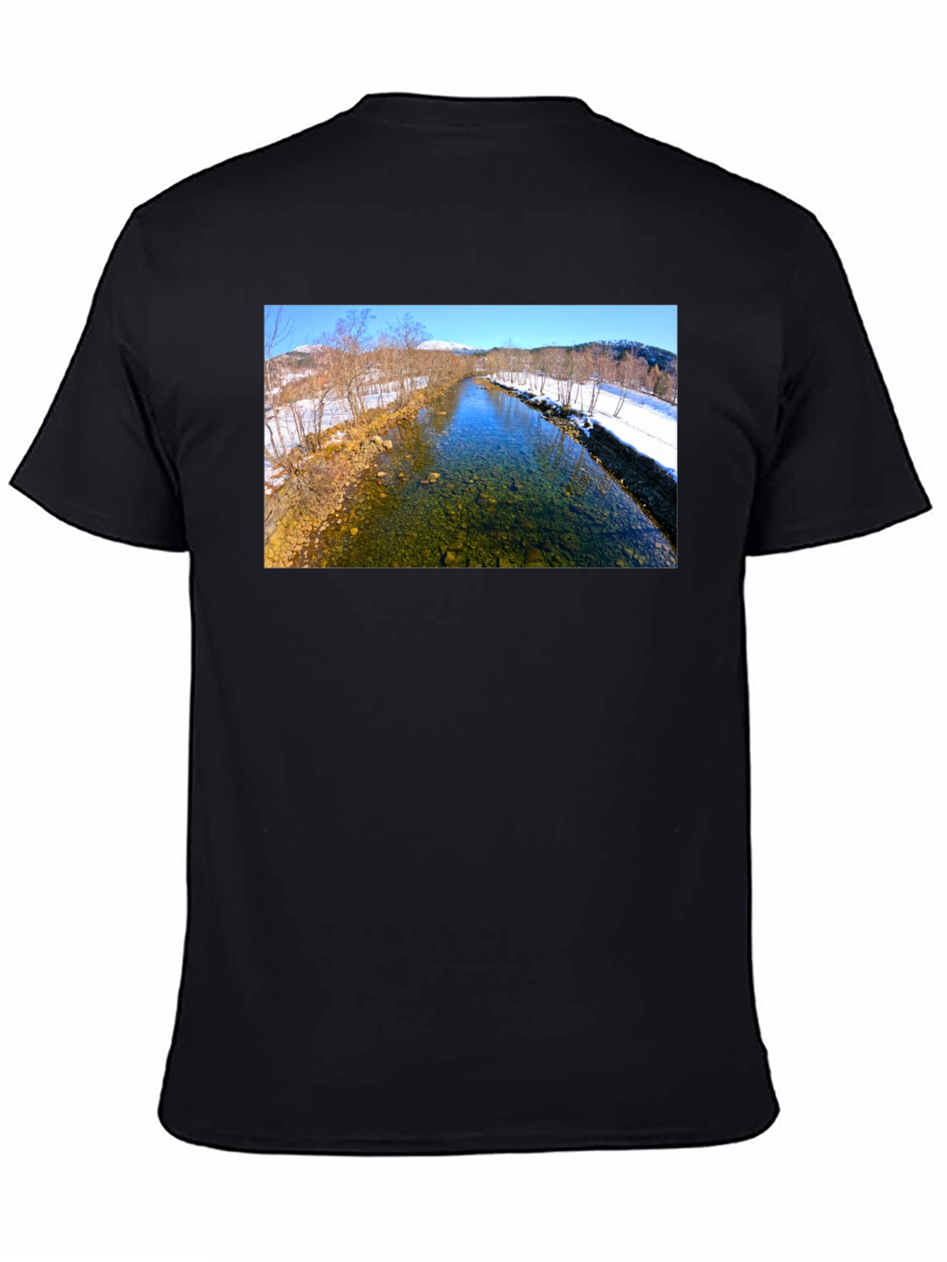 Scenic Winter River T-Shirt