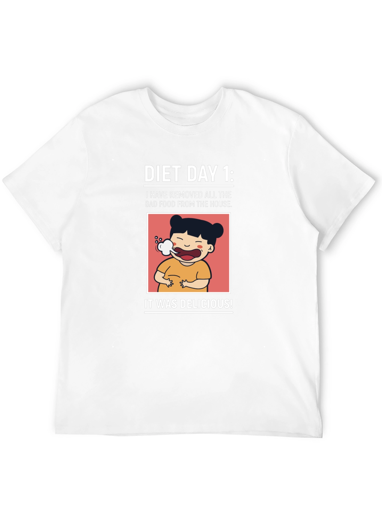 Diet Day 1 T-Shirt - Funny Foodie Tee