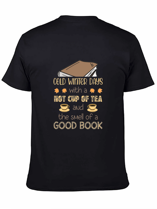 Cozy Winter Book Lover T-Shirt