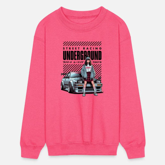 Japanese Underground Street Racing - JDM Car - Blk