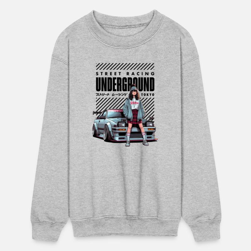 Japanese Underground Street Racing - JDM Car - Blk