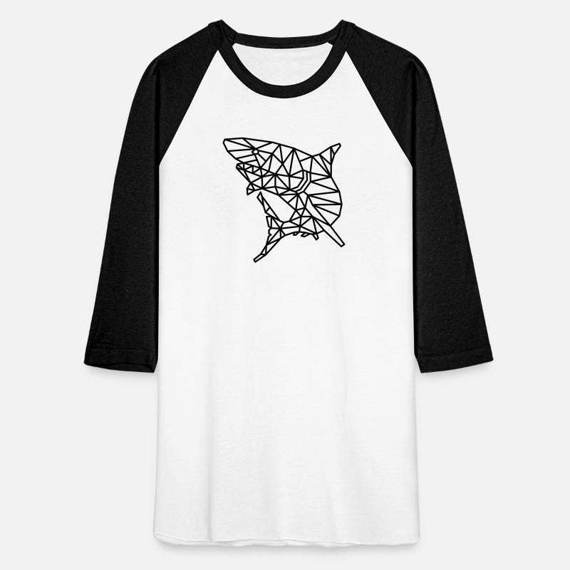 Jaws of Style: Geometric Shark Fashion