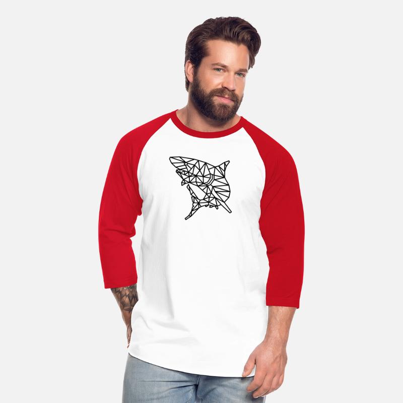 Jaws of Style: Geometric Shark Fashion