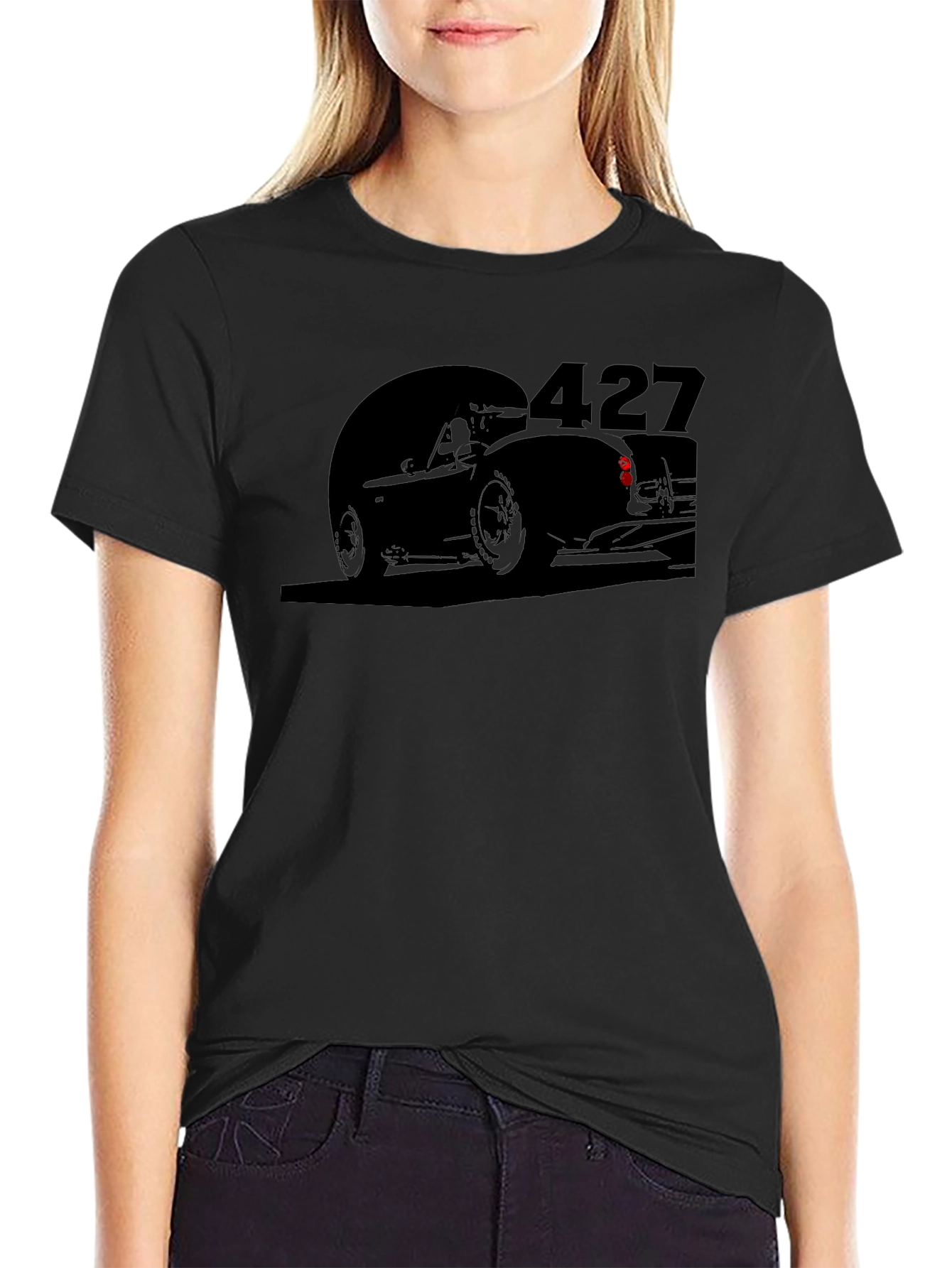 Classic Car 427 Black Graphic Tee