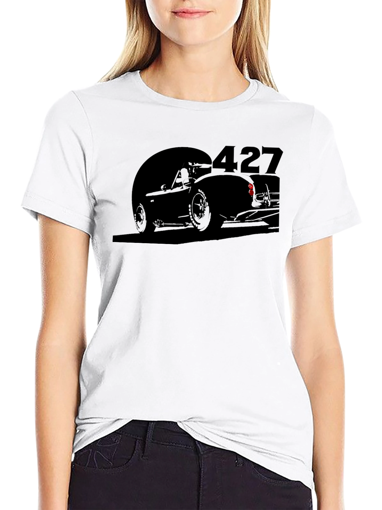 Classic Car 427 Black Graphic Tee