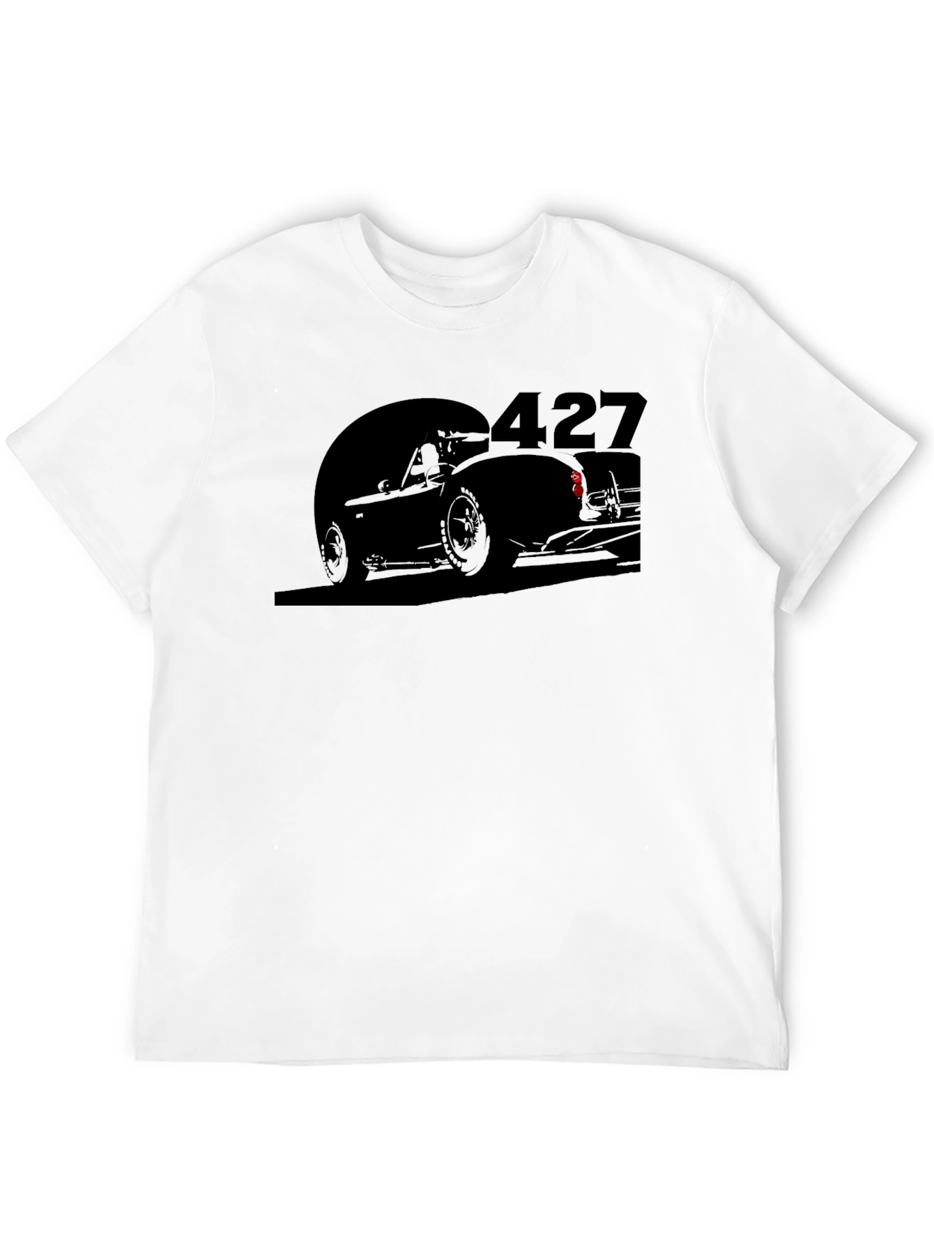 Classic Car 427 Black Graphic Tee