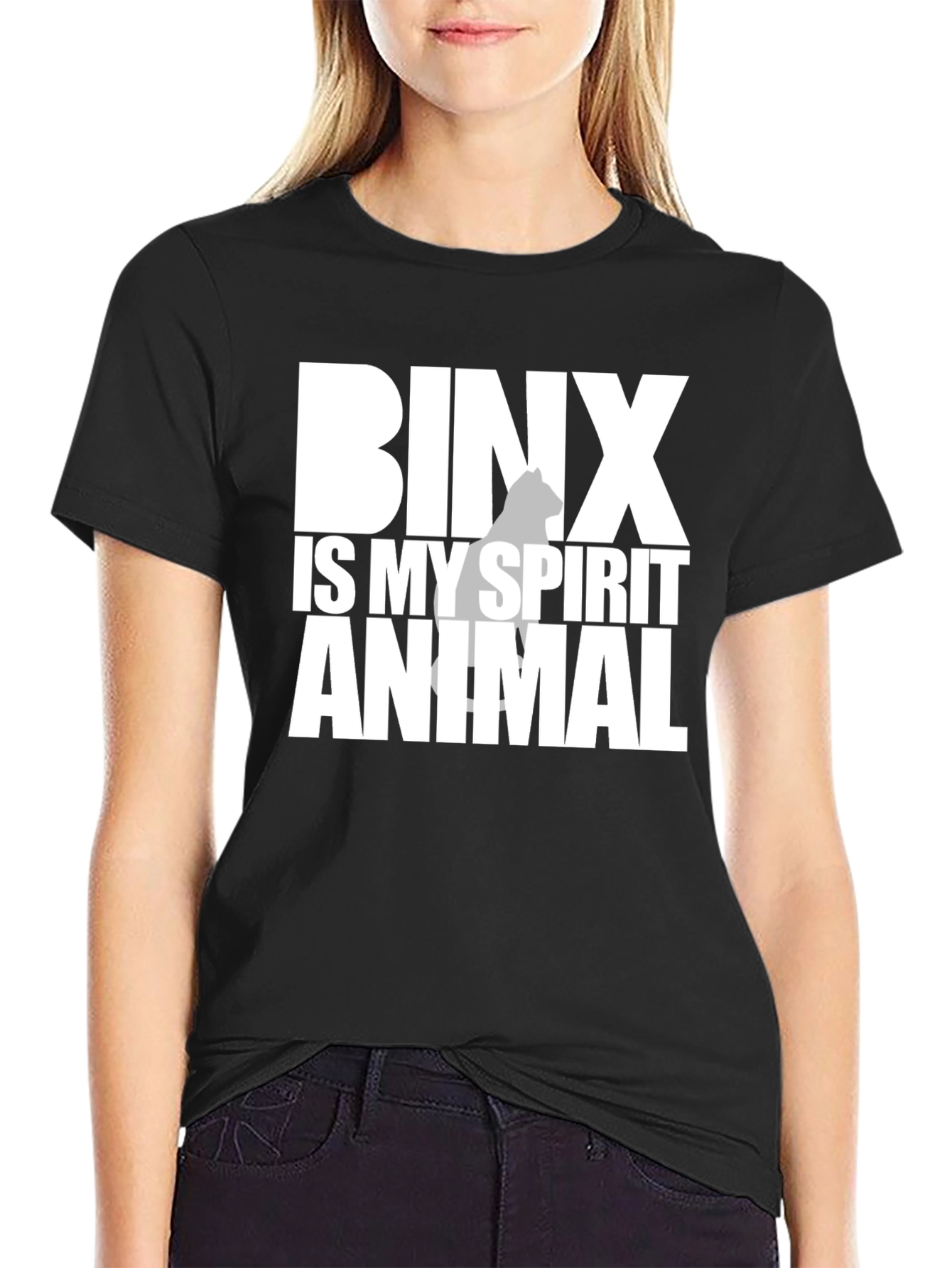 Binx Spirit Animal T-Shirt - Halloween Cat Lover Tee