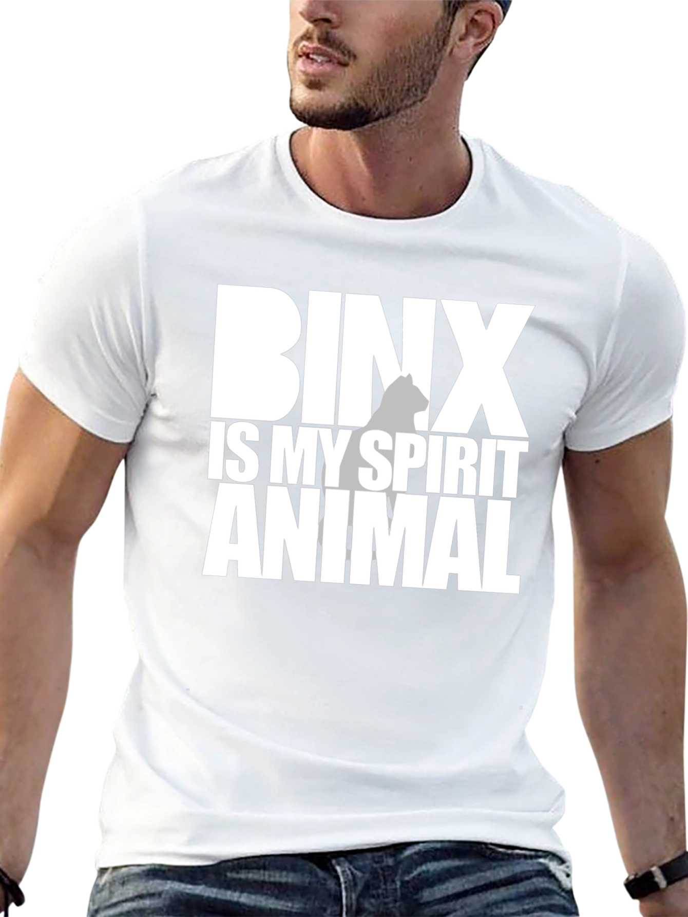 Binx Spirit Animal T-Shirt - Halloween Cat Lover Tee