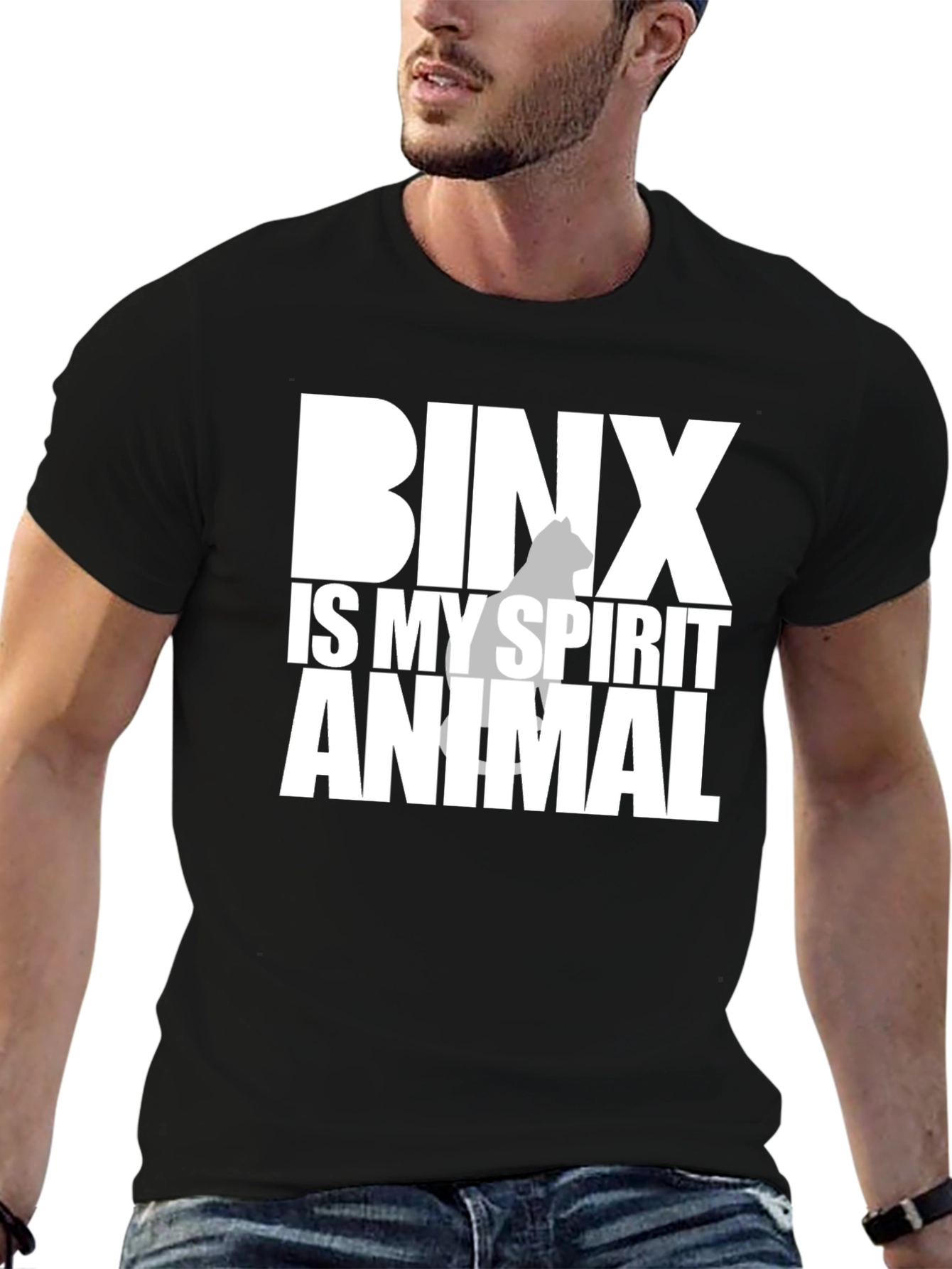 Binx Spirit Animal T-Shirt - Halloween Cat Lover Tee