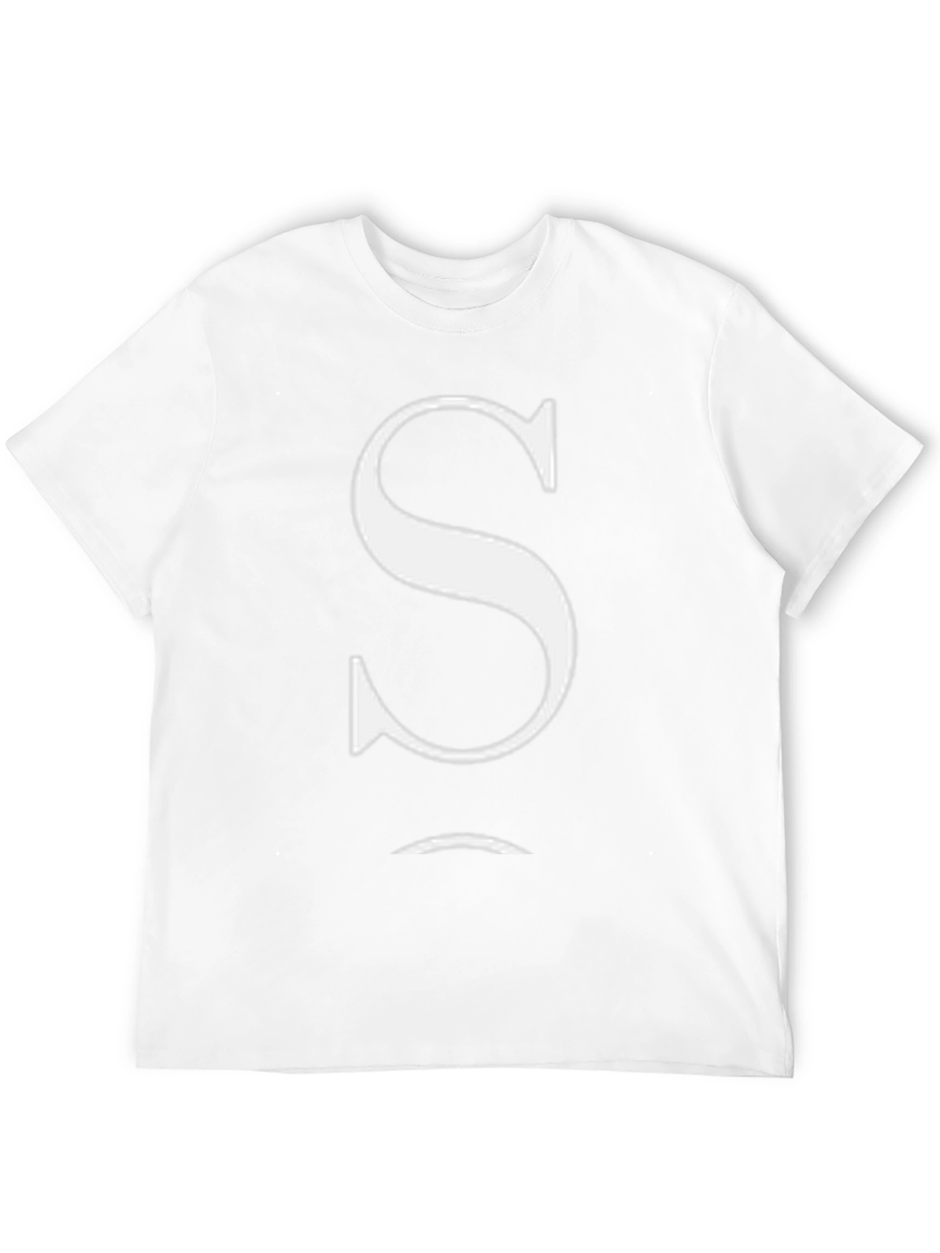 Letter S Graphic Tee - Soft & Stylish