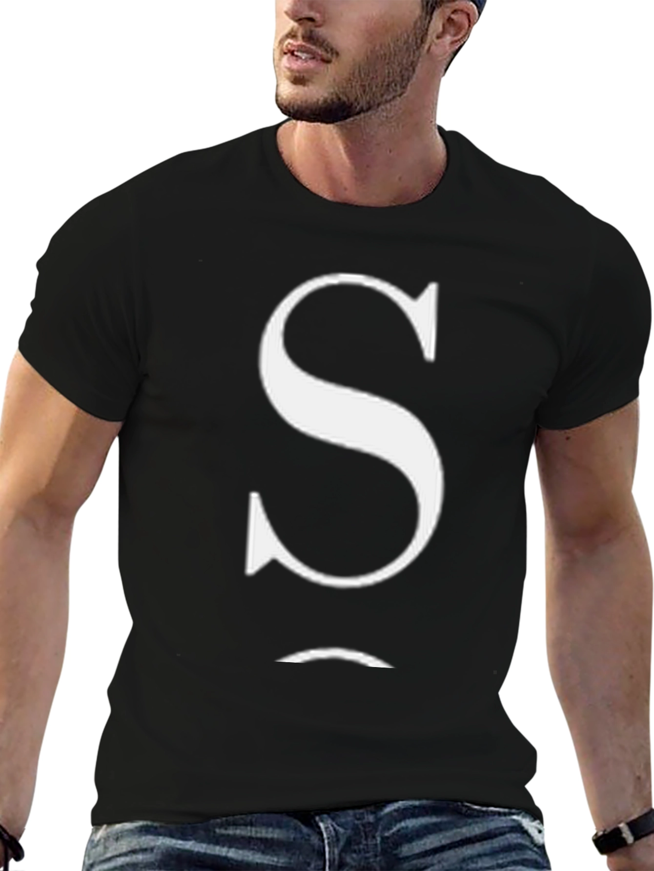 Letter S Graphic Tee - Soft & Stylish
