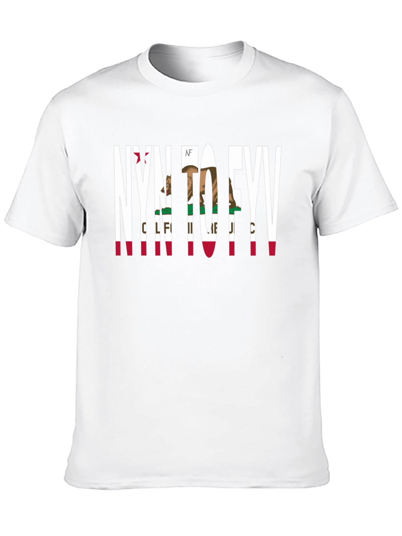 NYN to FYV Cali Bear Black T-Shirt