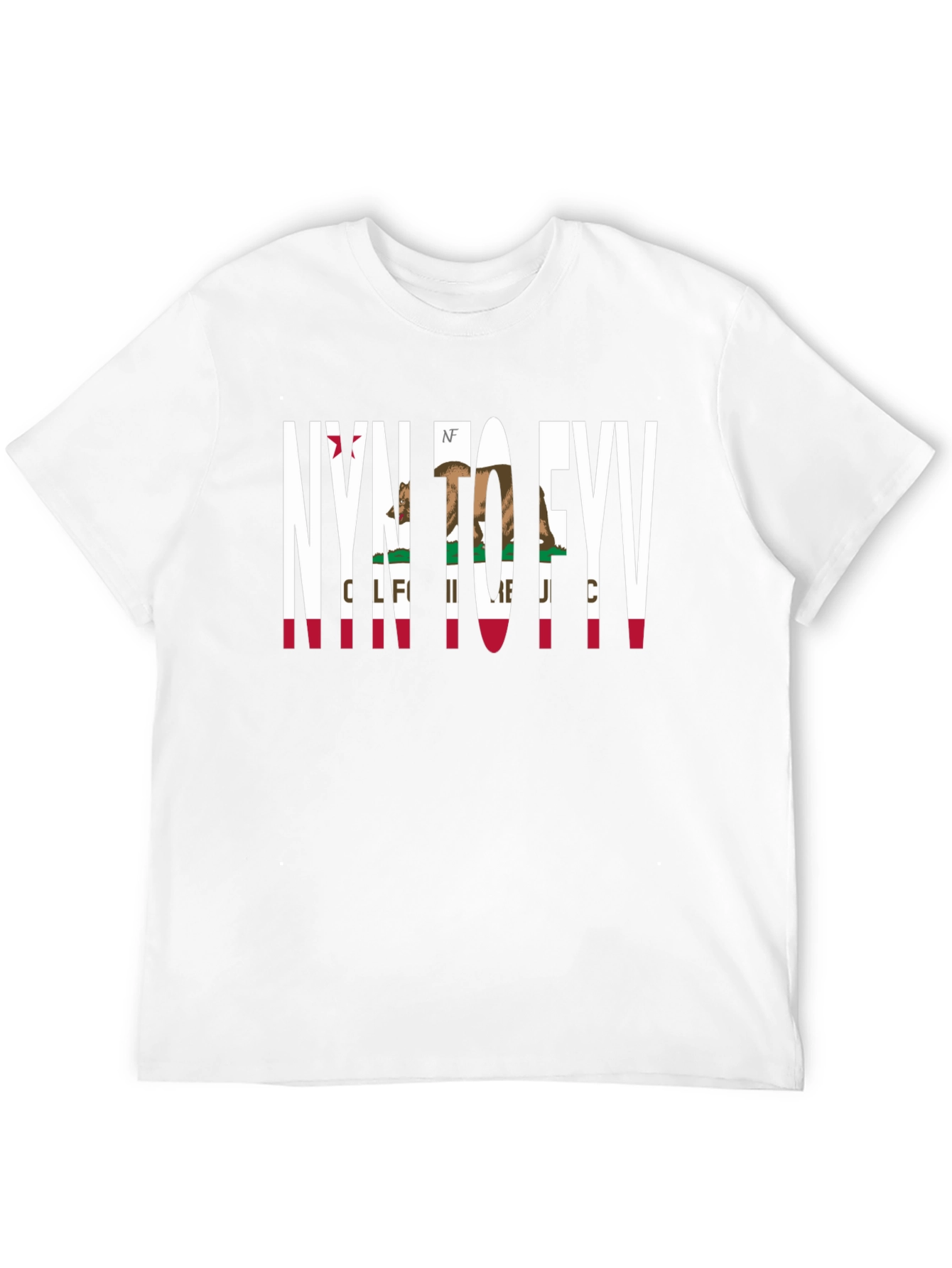 NYN to FYV Cali Bear Black T-Shirt