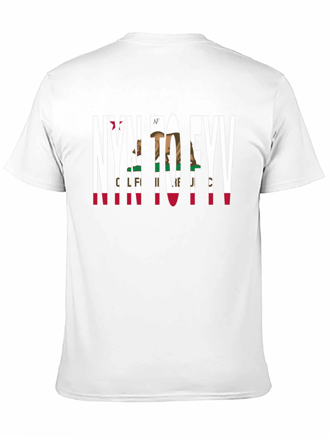 NYN to FYV Cali Bear Black T-Shirt