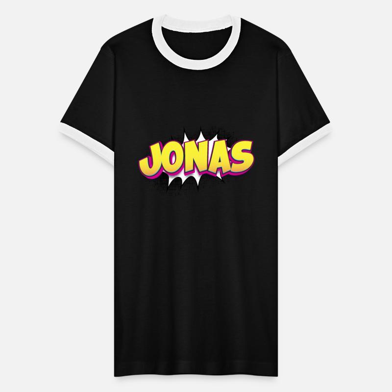 Jonas Custom Name Comic Book Style Pop Art, Jonas