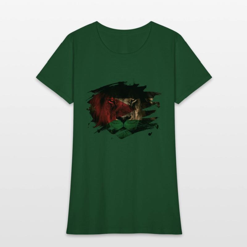 Jordan Lion Flag Paint Splatter