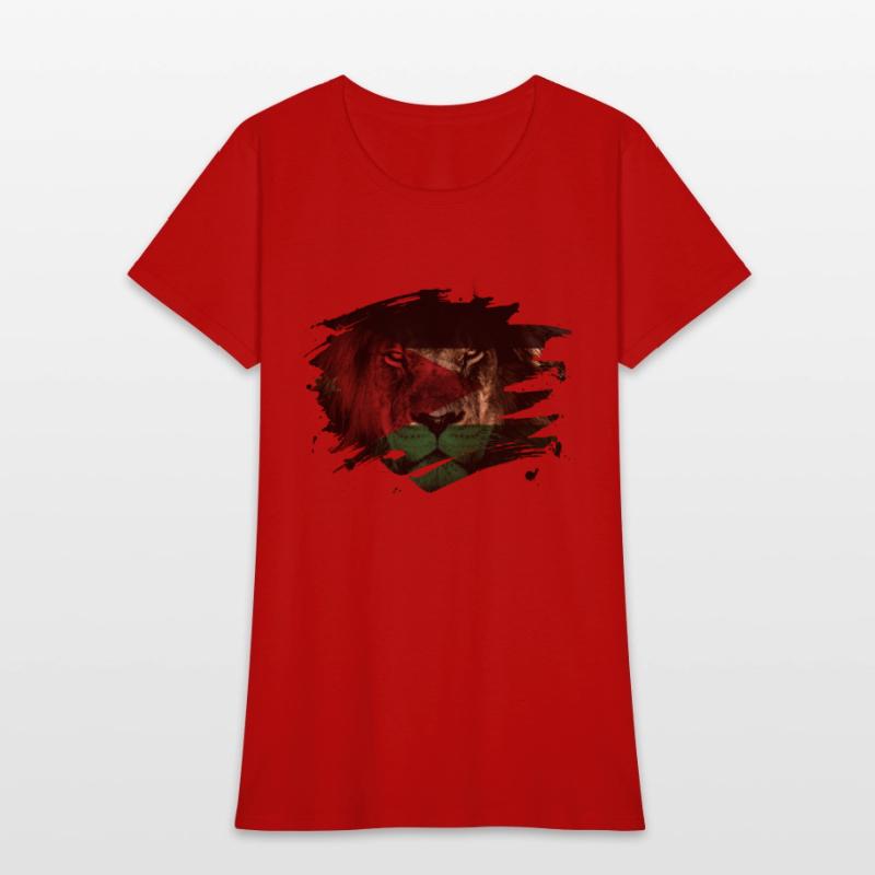 Jordan Lion Flag Paint Splatter