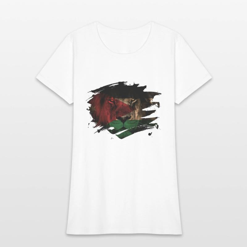 Jordan Lion Flag Paint Splatter