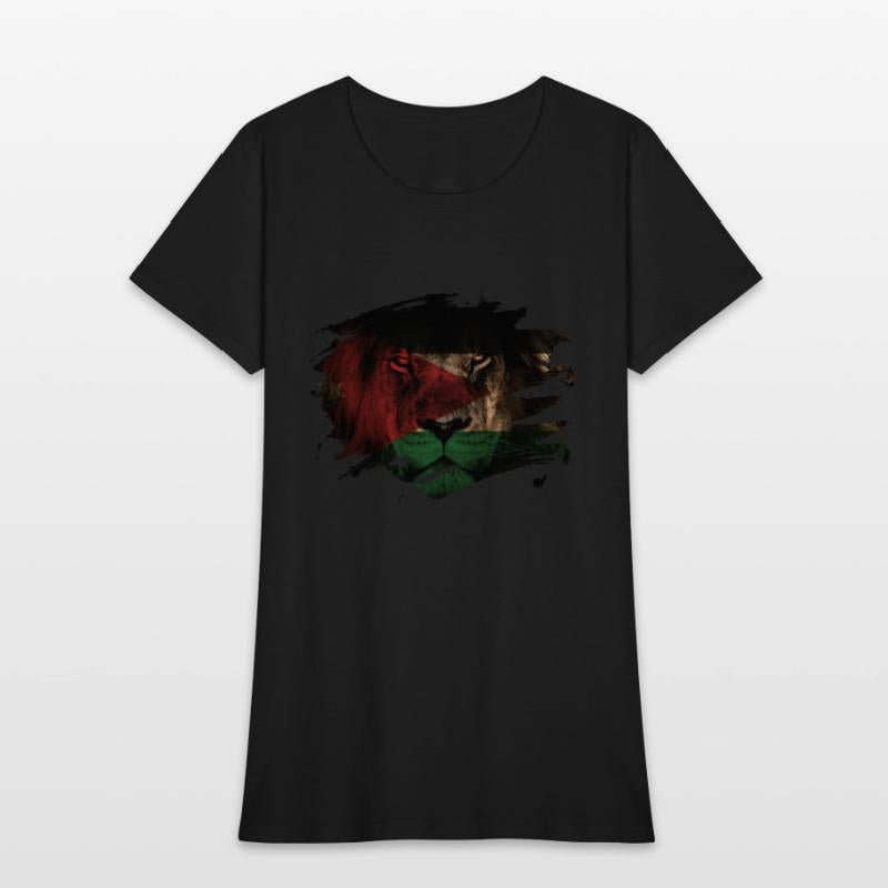 Jordan Lion Flag Paint Splatter