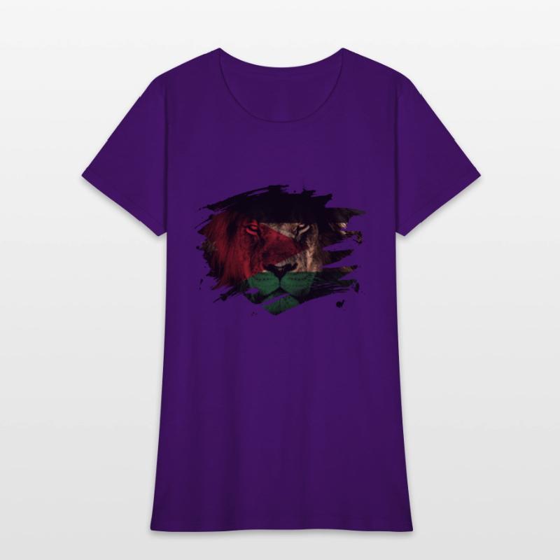 Jordan Lion Flag Paint Splatter