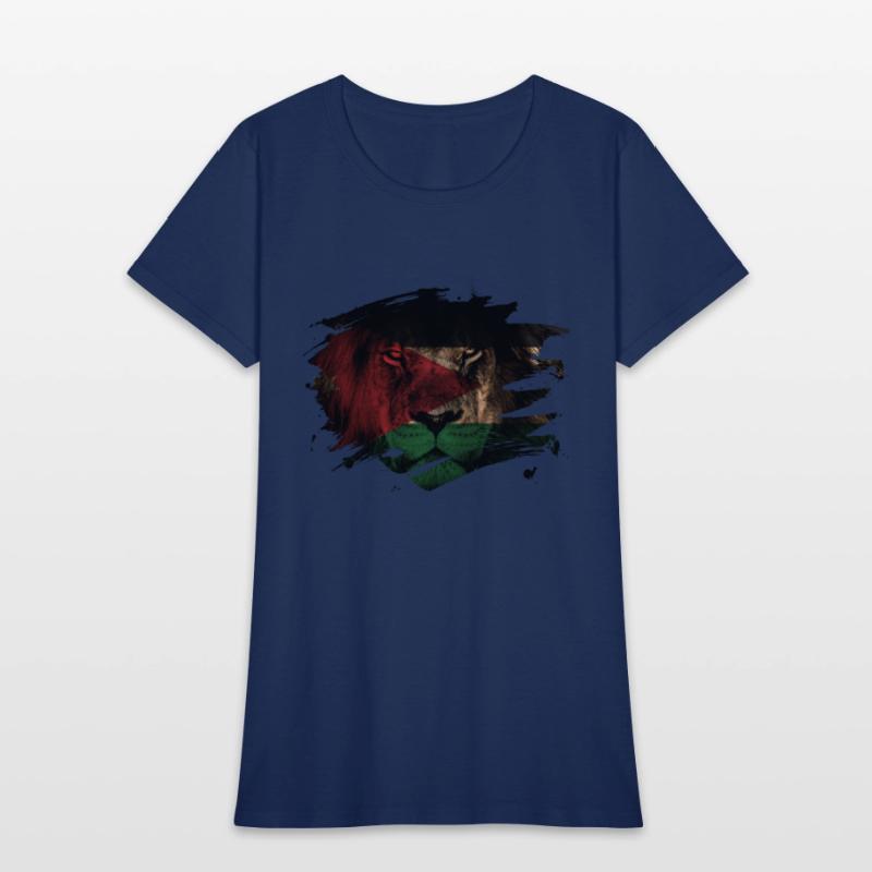 Jordan Lion Flag Paint Splatter