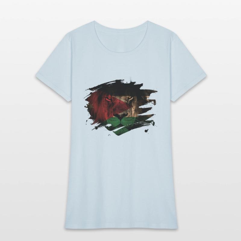Jordan Lion Flag Paint Splatter