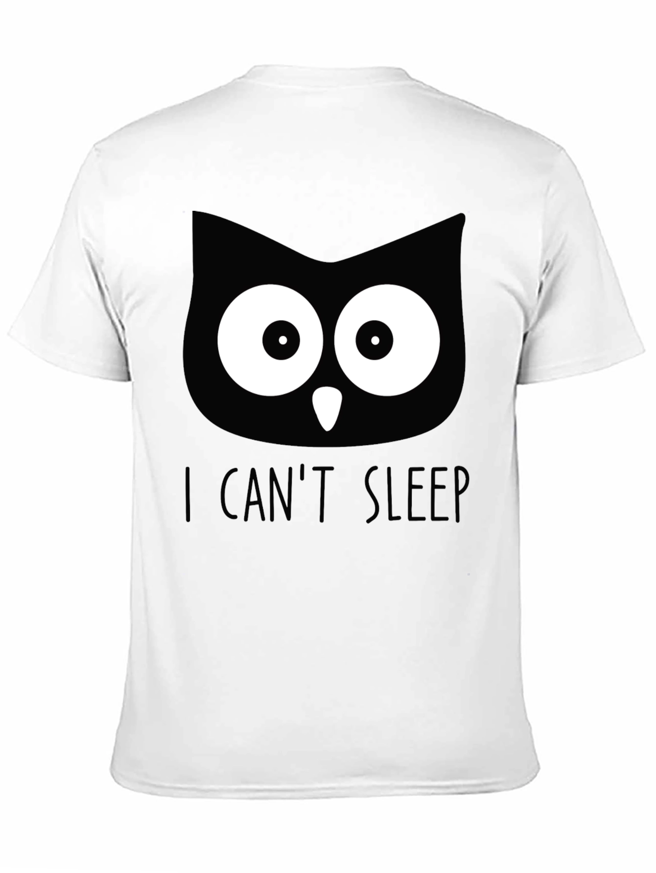 I Cant Sleep Owl Graphic T-Shirt